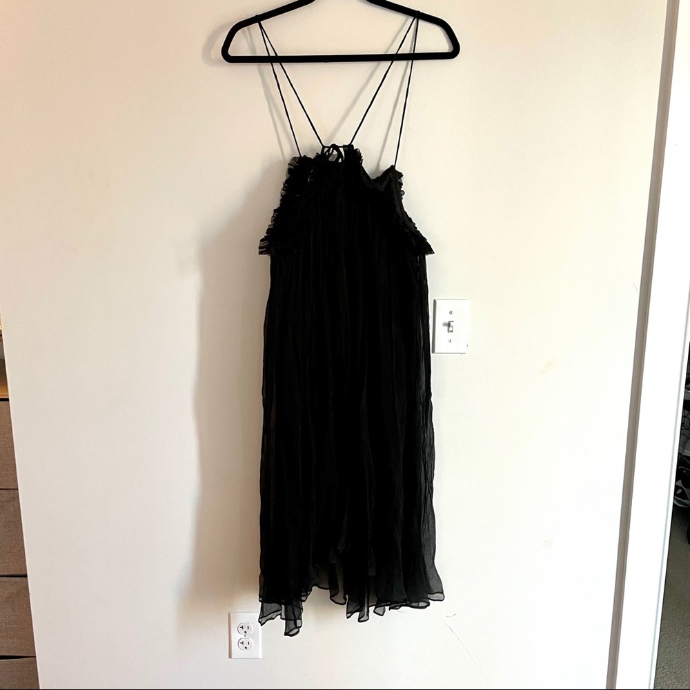 Free People x Brenda Knight Silk babydoll dress - Picture 6 of 9